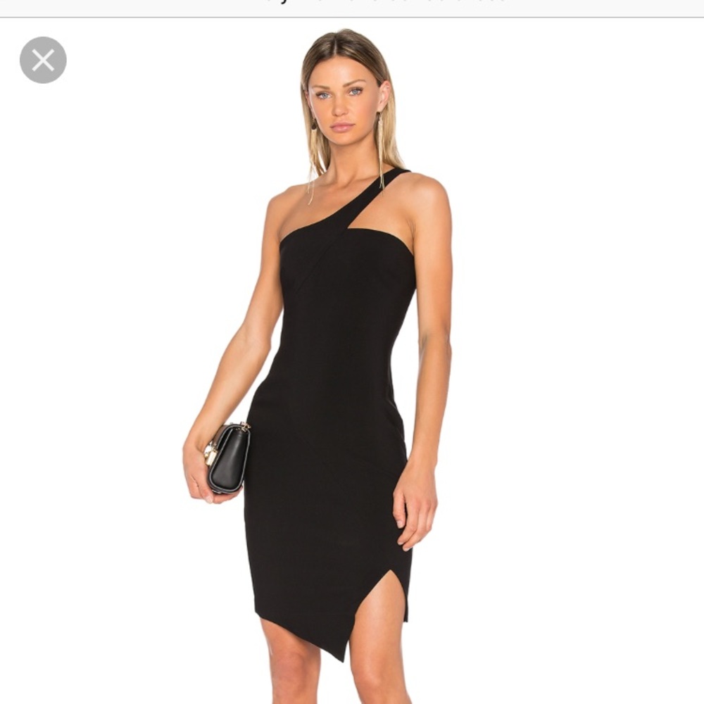 NWT Likely women’s cerise dress in black